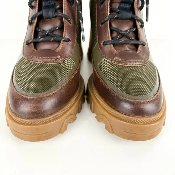SOREL Brex Heel Lace-Up Waterproof Bootie Tan Size 8.5 - Picture 12 of 16